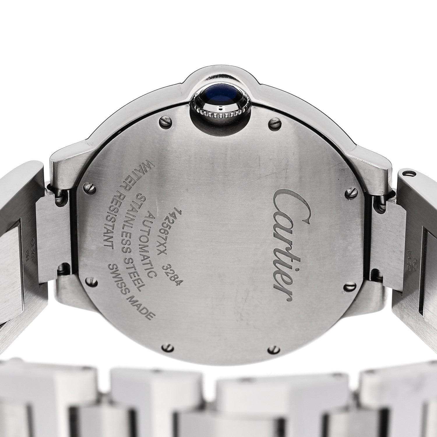 Cartier Stainless Steel Diamond Bezel 36mm Ballon Bleu De Cartier Automatic Watch 4 of 5