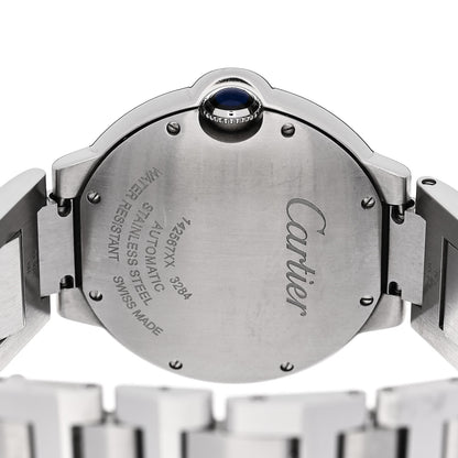 Cartier Stainless Steel Diamond Bezel 36mm Ballon Bleu De Cartier Automatic Watch 4 of 5