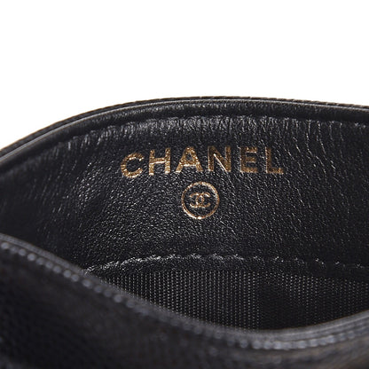 Chanel Caviar Quilted Boy Card Holder Black 6 of 18