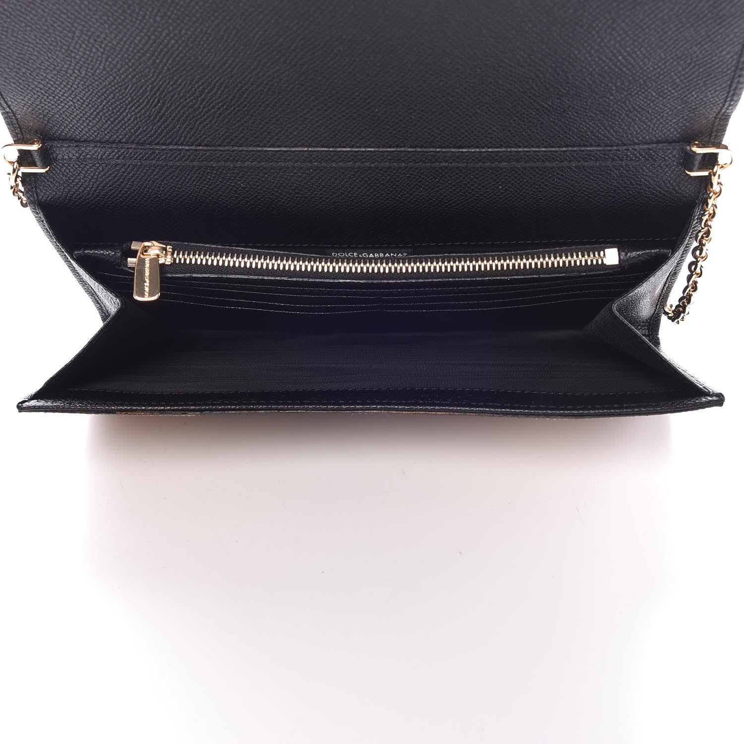 Dolce & Gabbana Dauphine Chain Flap Clutch Leopard 5 of 8