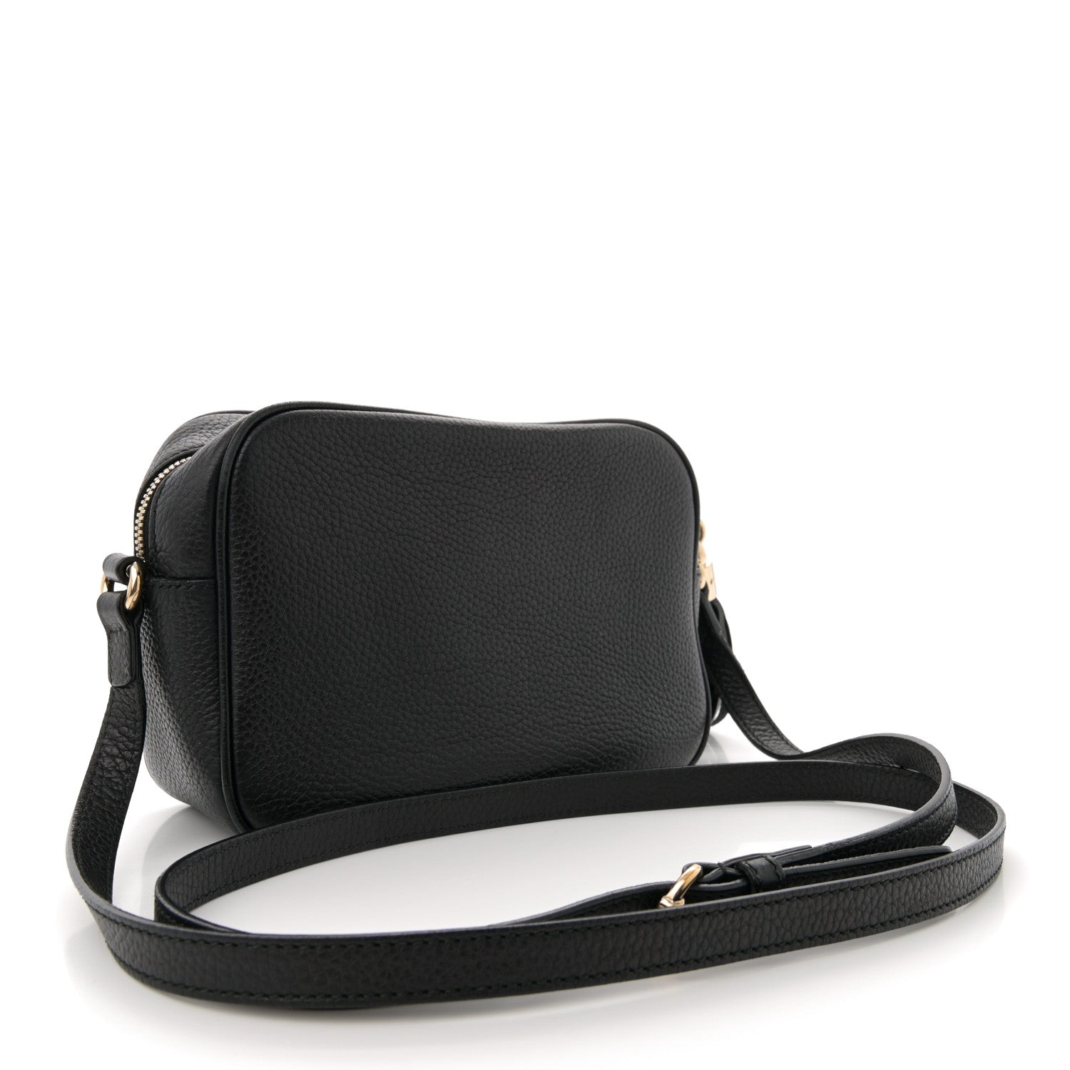 Gucci Pebbled Calfskin Small Soho Disco Bag Black 3 of 13