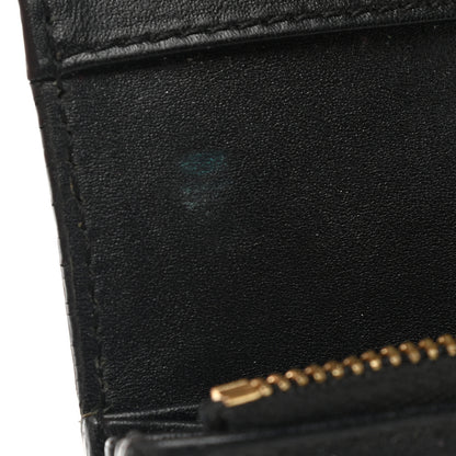 Burberry Calfskin Horseferry Check Porter Continental Wallet Black 8 of 9