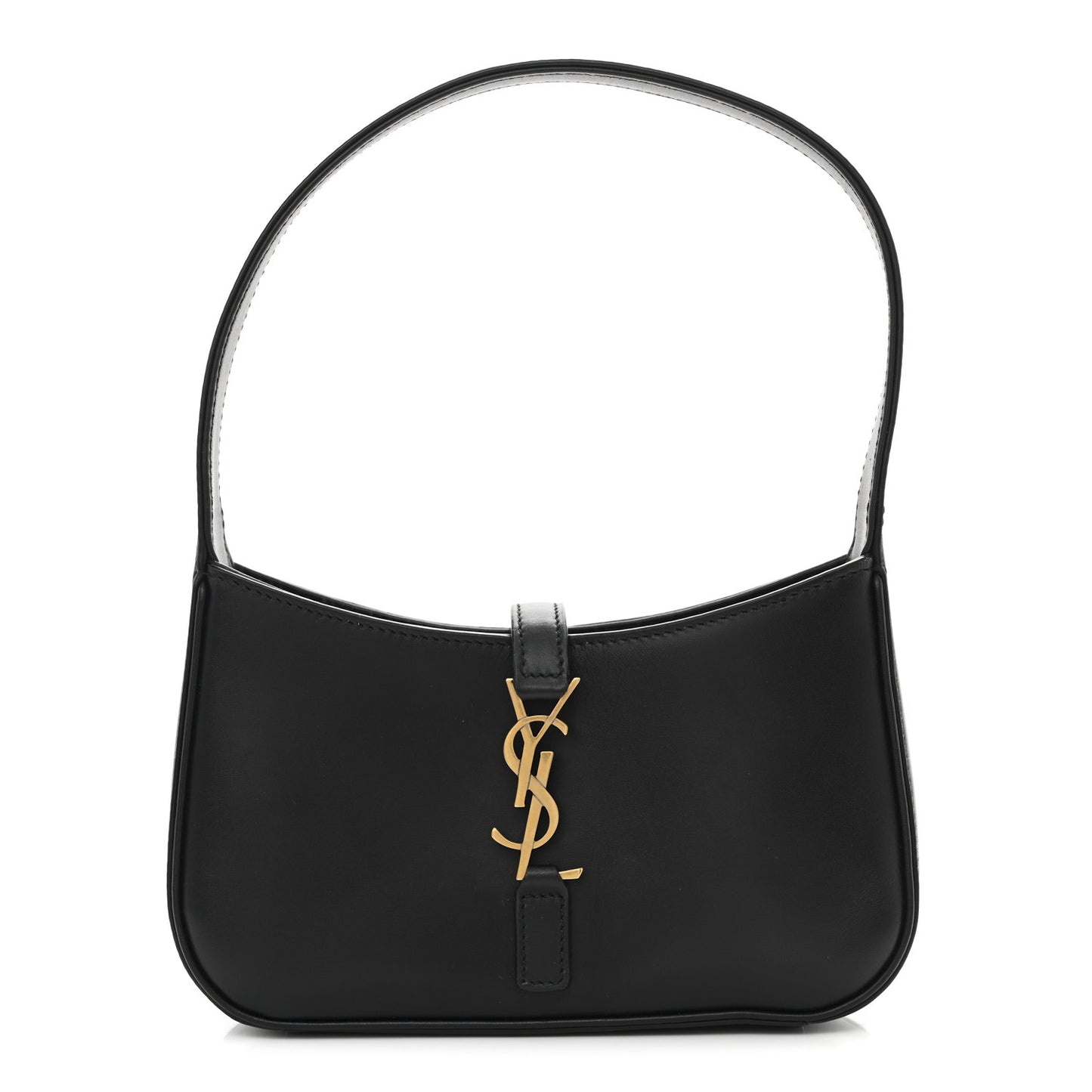 Smooth Calfskin Le 5 A 7 Mini Hobo Black