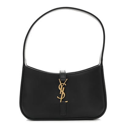 Saint Laurent Smooth Calfskin Le 5 A 7 Mini Hobo Black 1 of 12