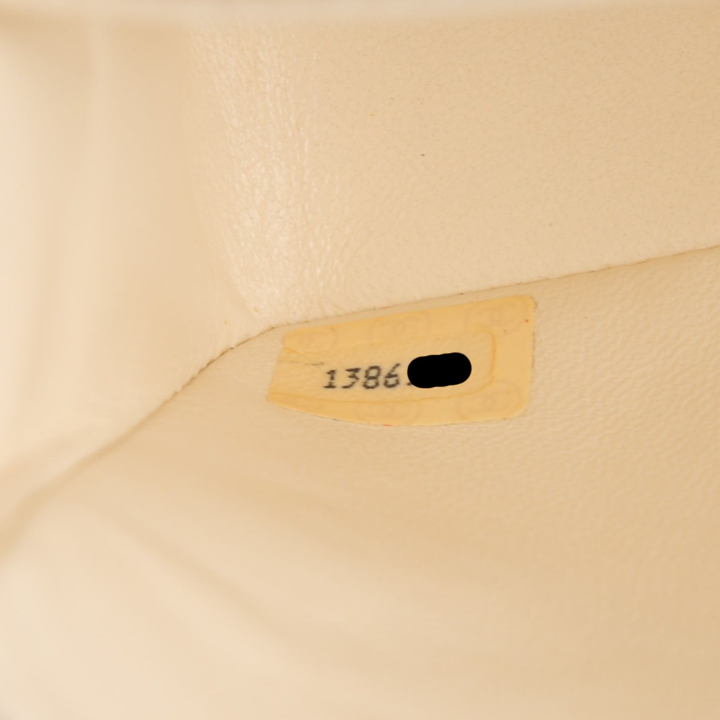 Lambskin Quilted Small Double Flap White