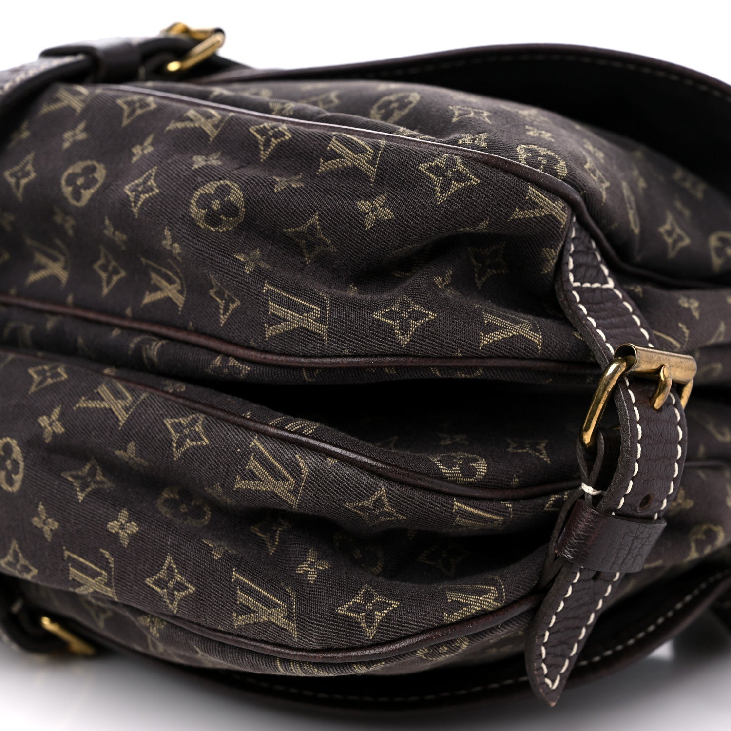 Louis Vuitton Monogram Mini Lin Saumur Ebene 9 of 11