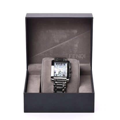 Fendi Stainless Steel Mother of Pearl 32mm Classico Chronograph Quartz Watch 6 of 6