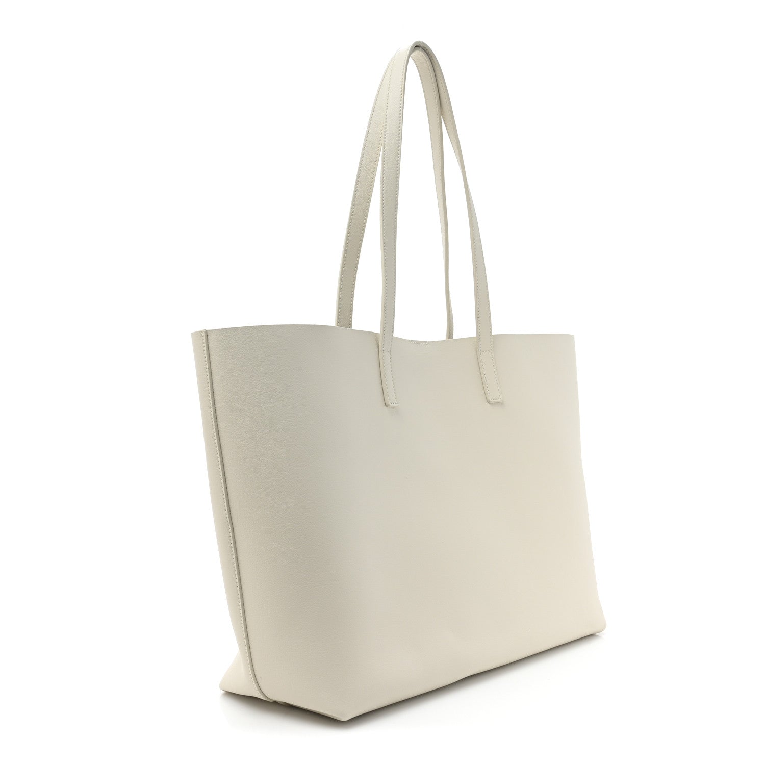 Saint Laurent Calfskin Large Shopping Tote Crema Soft 4 of 15
