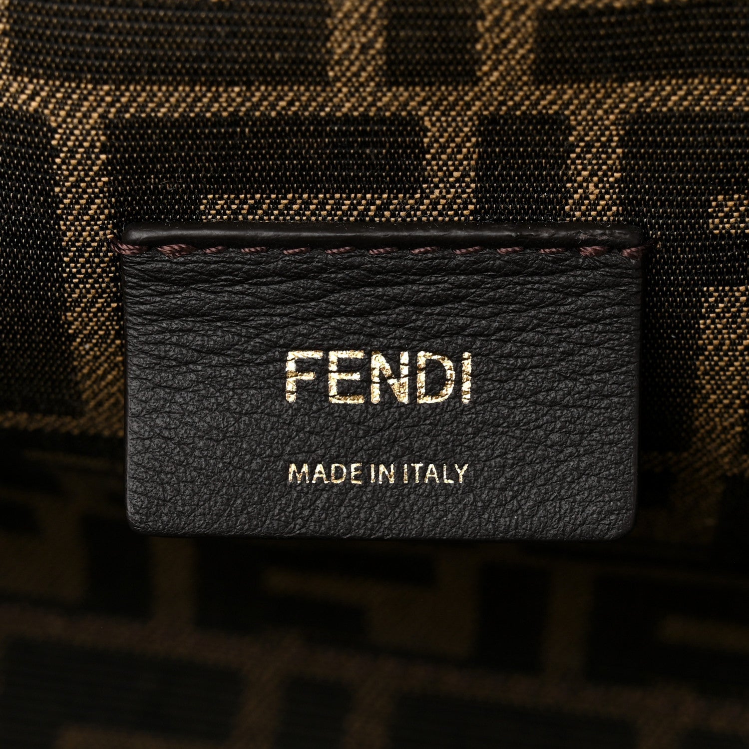 Fendi Shiny Nappa Snakeskin Small Fendi First Sand Make Up 6 of 13