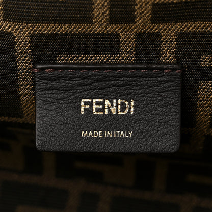 Fendi Shiny Nappa Snakeskin Small Fendi First Sand Make Up 6 of 13