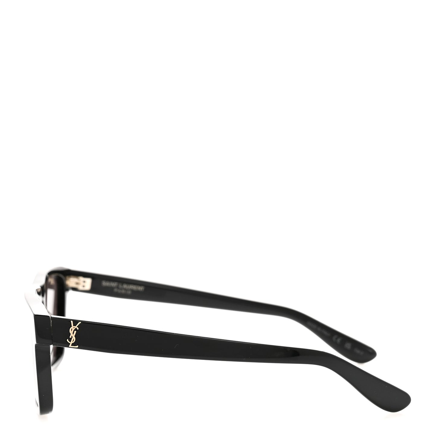 Square Acetate SLM13 Sunglasses Black
