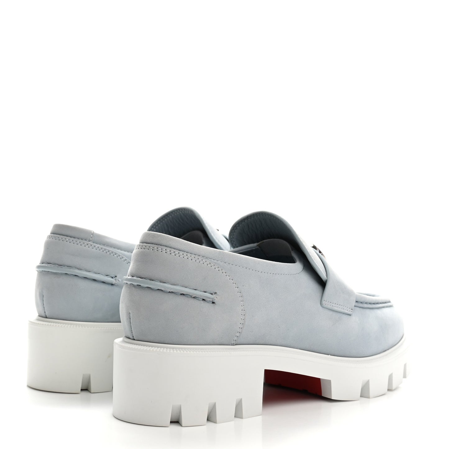 Nubuck Womens CL Moc Lug Flat Loafers 37.5 Mineral