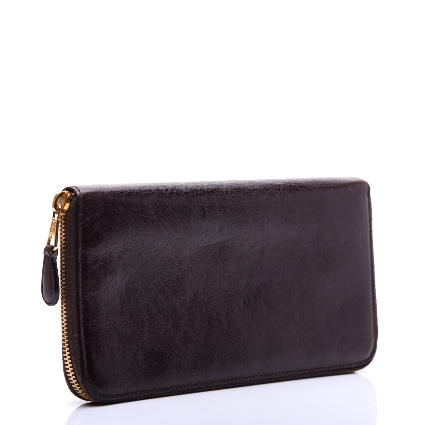 Agneau Giant 12 Gold Hardware Compagnon Wallet Black