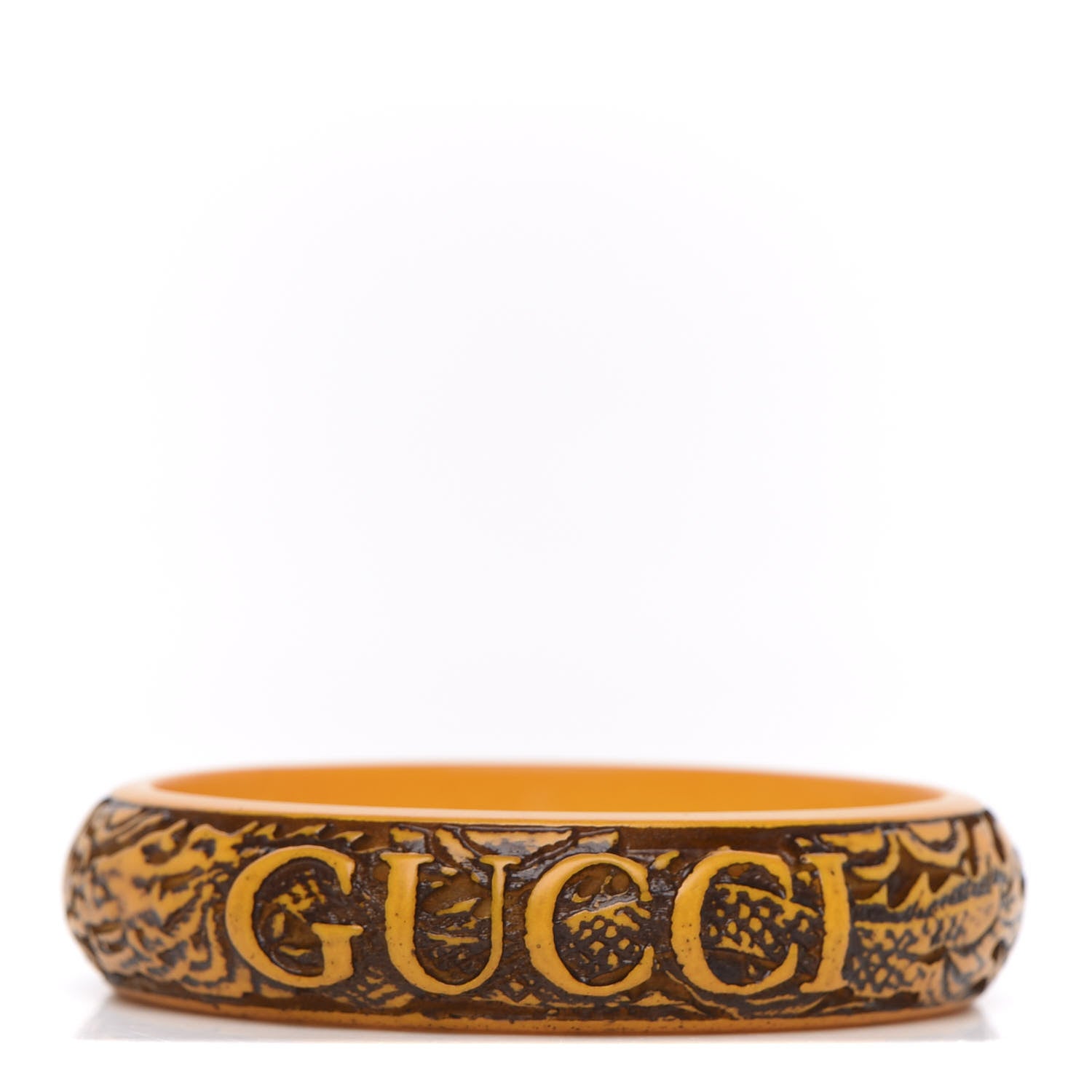 Gucci Resin Flora Bracelet S Giallo 1 of 7
