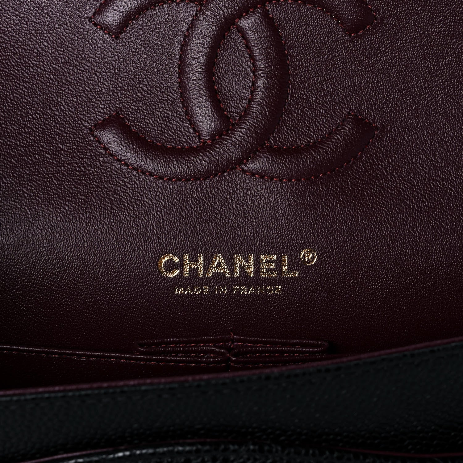 Chanel Caviar Quilted Medium Double Flap Black 6 of 12