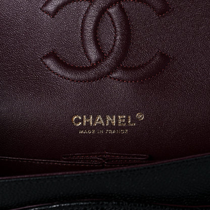 Chanel Caviar Quilted Medium Double Flap Black 6 of 12