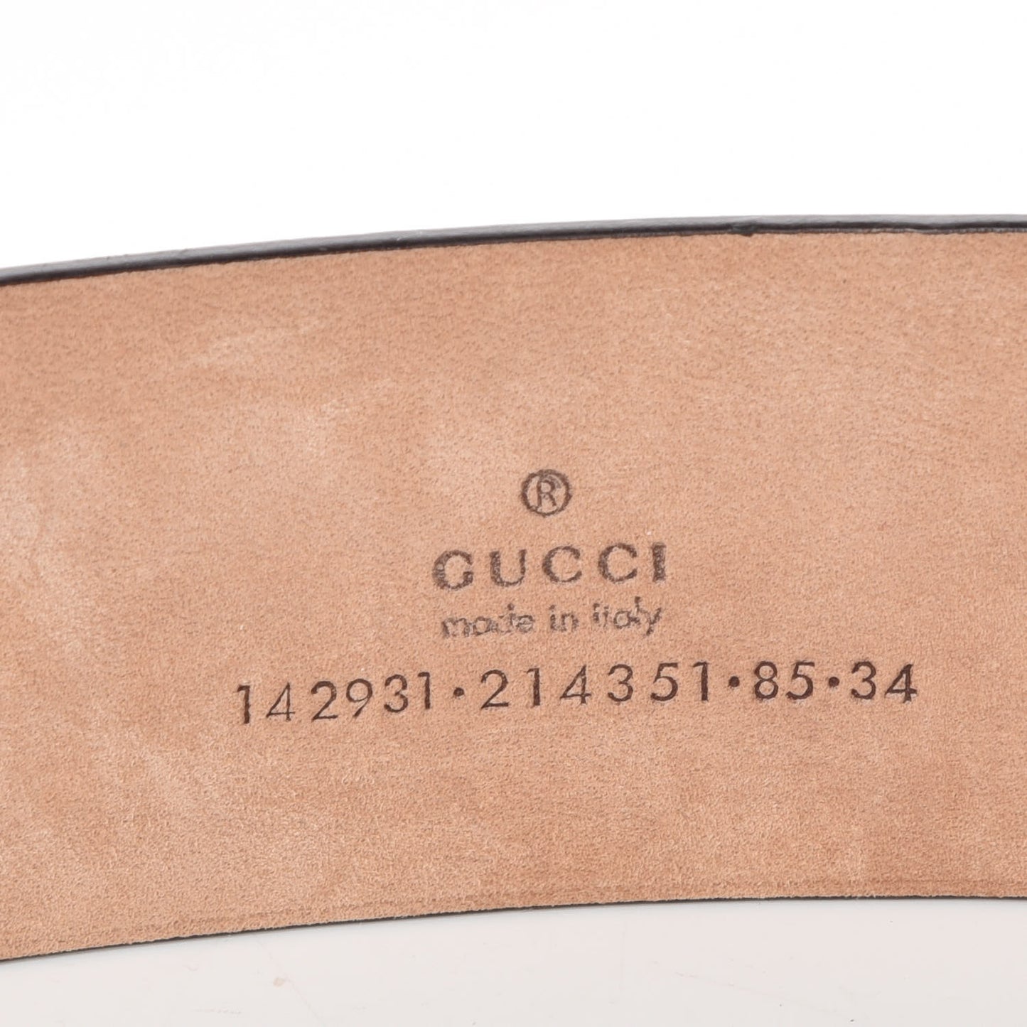 Monogram Interlocking G Belt 85 34 Gold