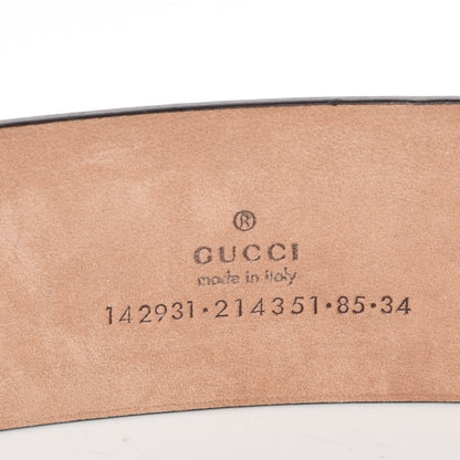 Gucci Monogram Interlocking G Belt 85 34 Gold 5 of 7