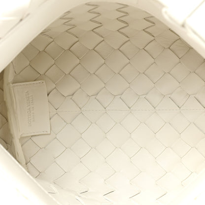 Bottega Veneta BOTTEGA VENETA Nappa Intrecciato Tie Shoulder Bag White 5 of 13