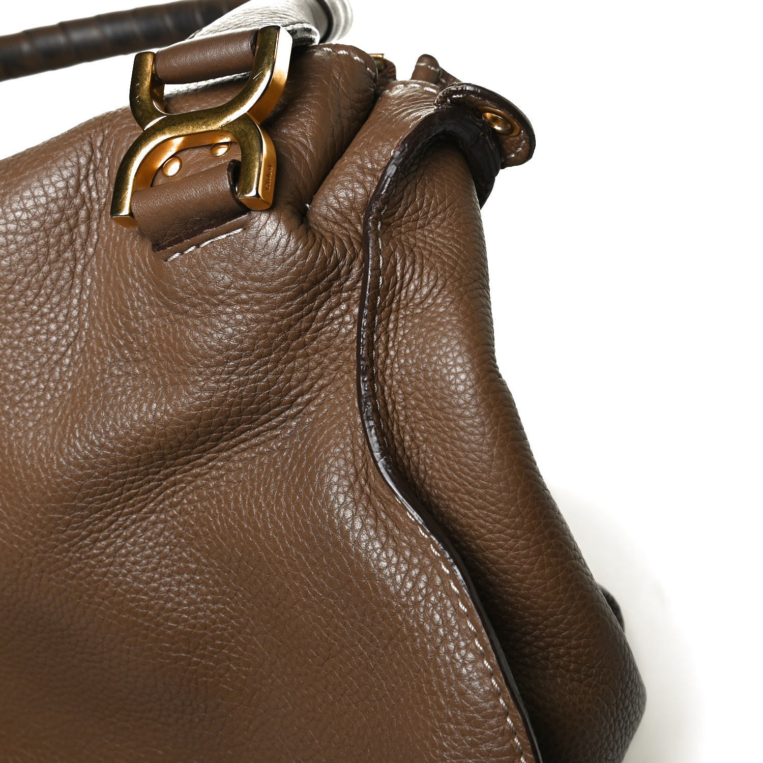 Chloe Calfskin Medium Marcie Satchel Barbour Khaki 20 of 30