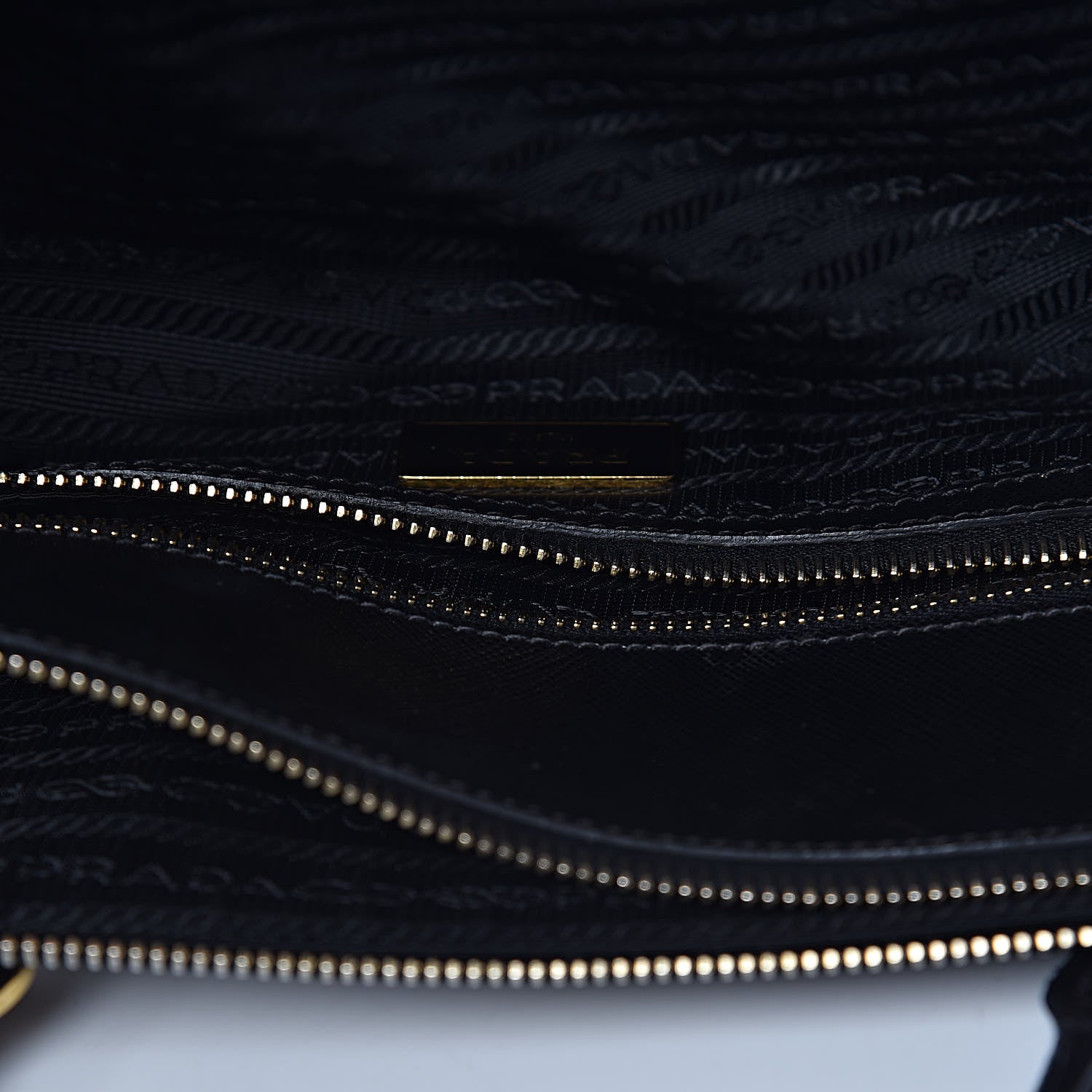 Prada Saffiano Lux Extra Large Galleria Double Zip Tote Black 10 of 26