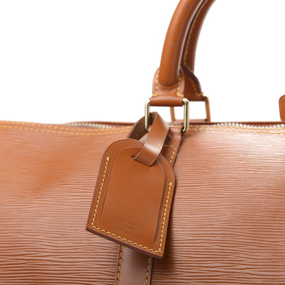 Louis Vuitton Epi Keepall 55 Cipango 11 of 13