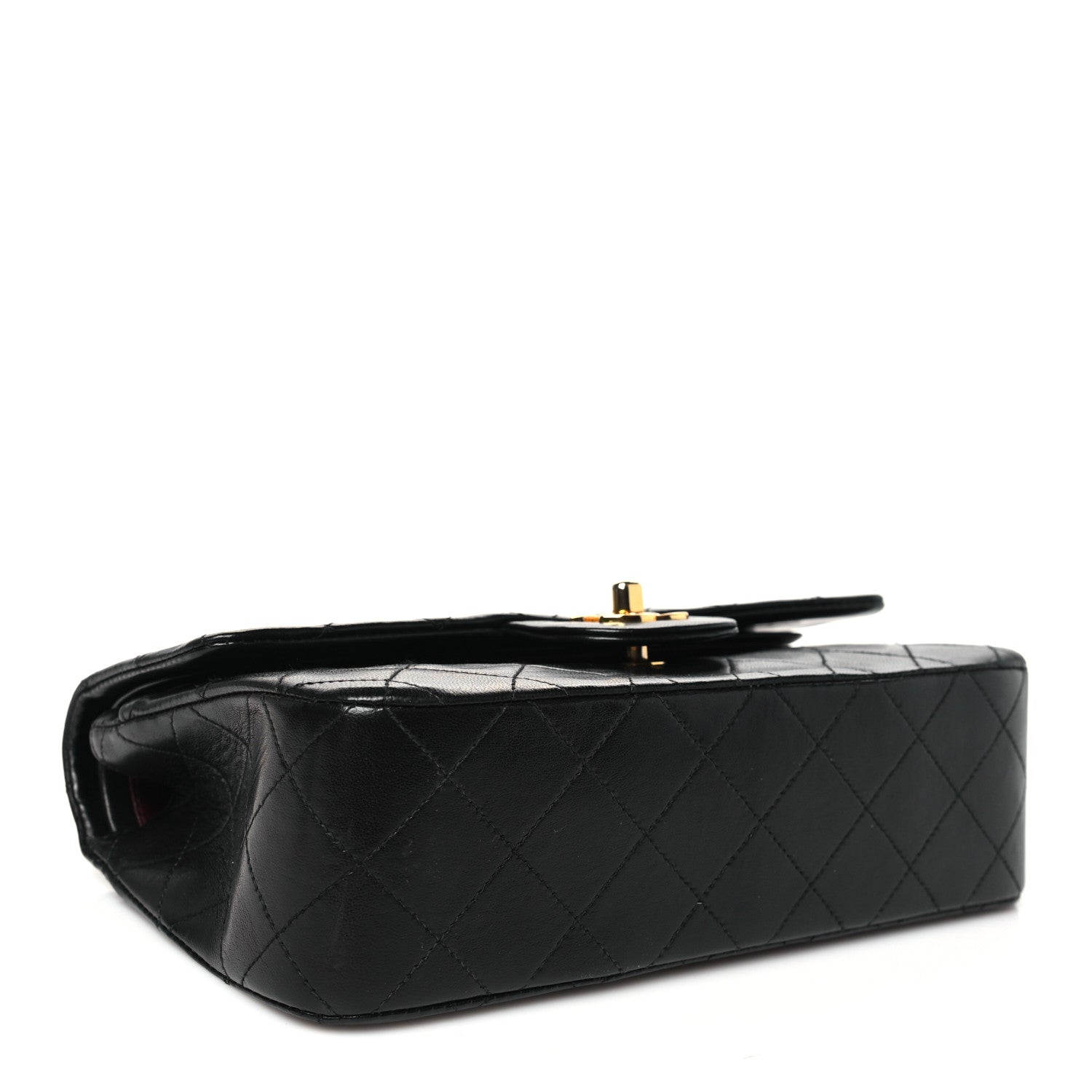 Chanel Lambskin Quilted Small Double Flap Black 4 of 10