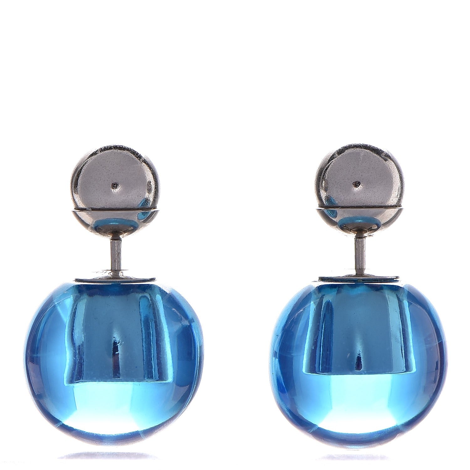 Christian Dior Mise En Dior Tribal Earrings Blue 1 of 5