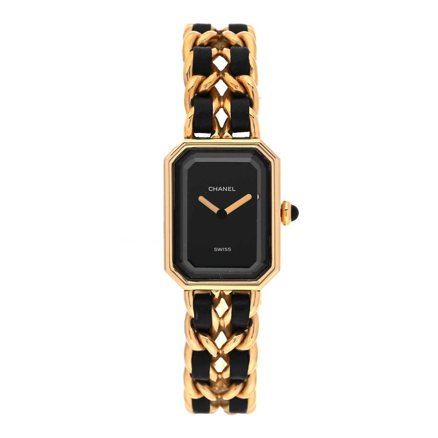Stainless Steel Lambskin 20mm Chain Premiere Quartz Watch Gold L