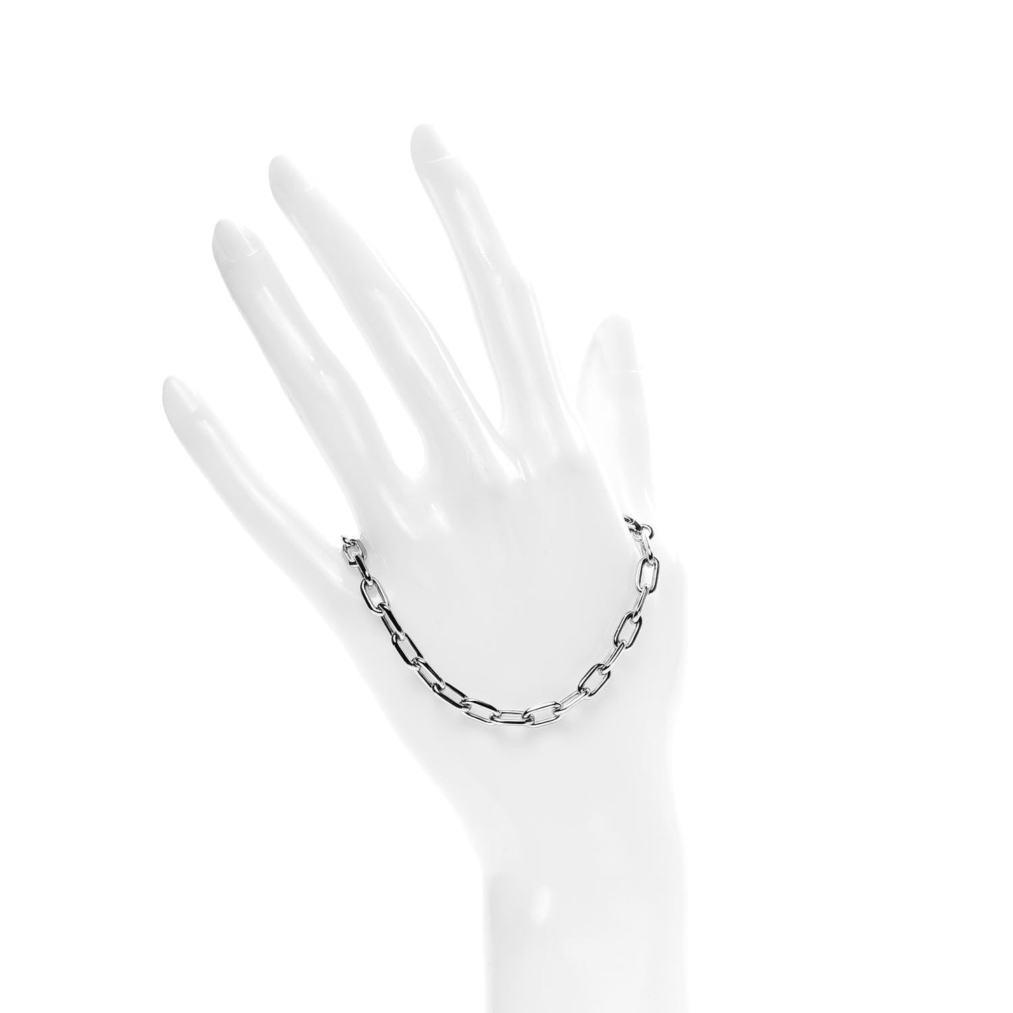 18K White Gold Spartacus Chain Bracelet