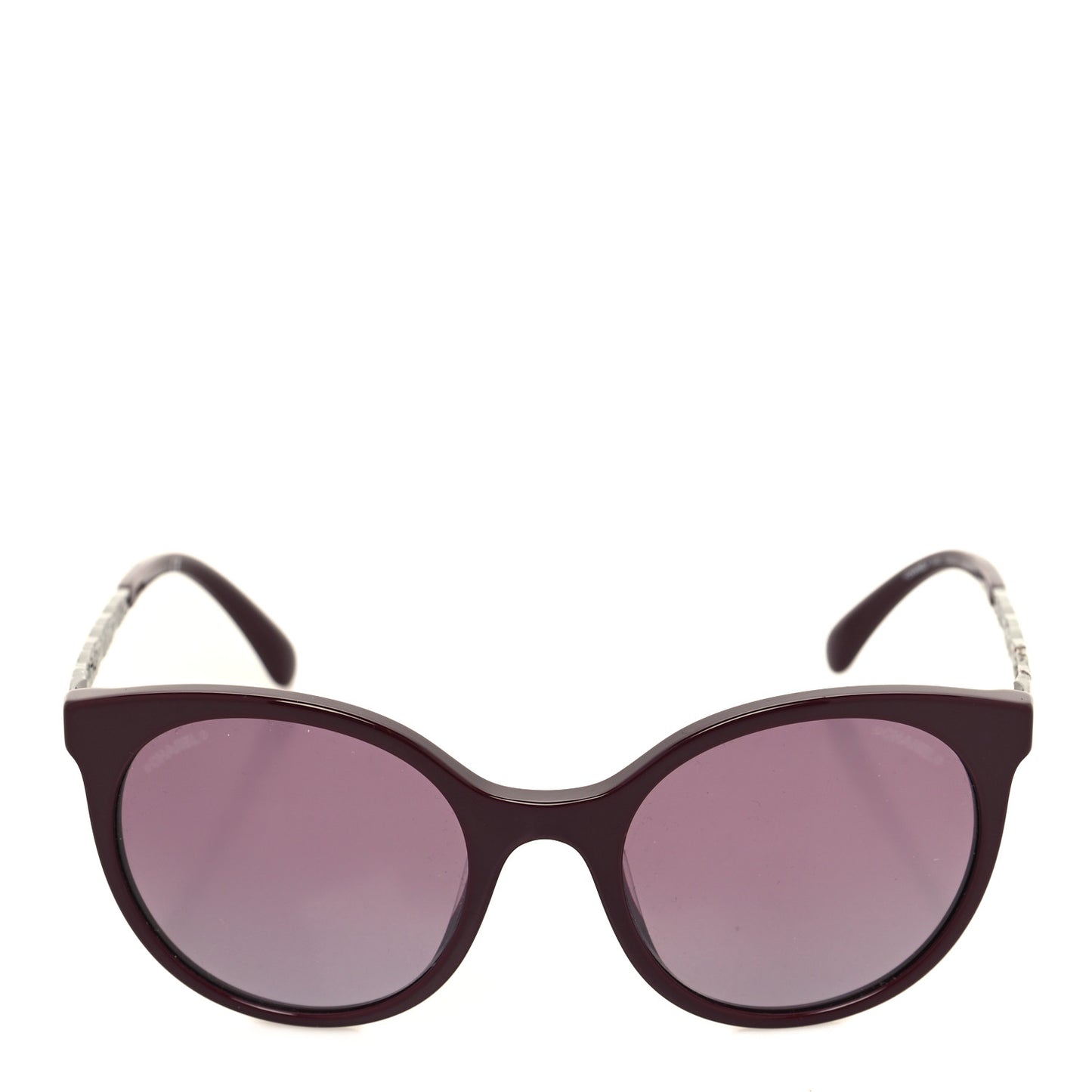 Acetate Metal Pantos Sunglasses 5440 Dark Red Pink