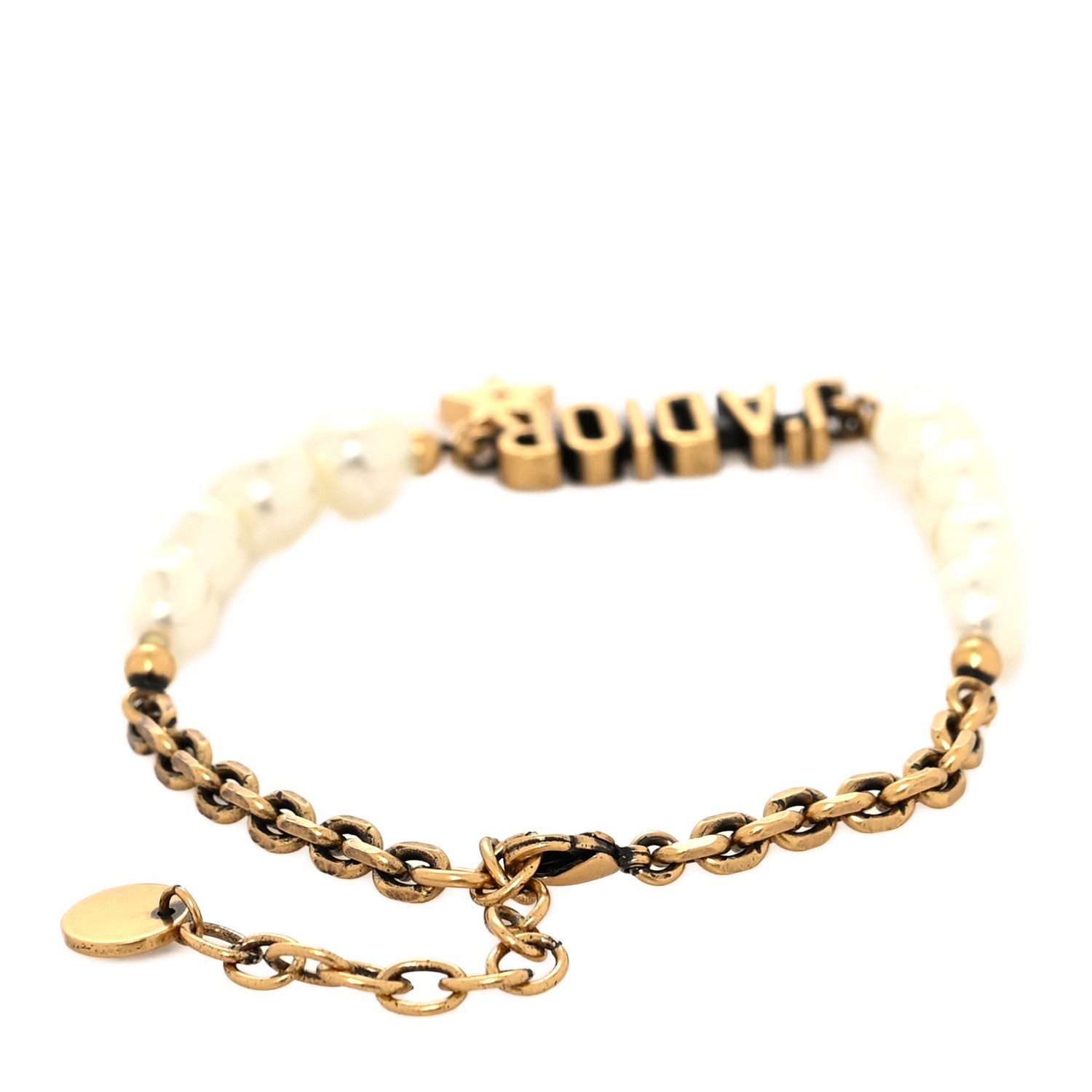Christian Dior Metal Pearl J'Adior Bracelet Gold 2 of 5