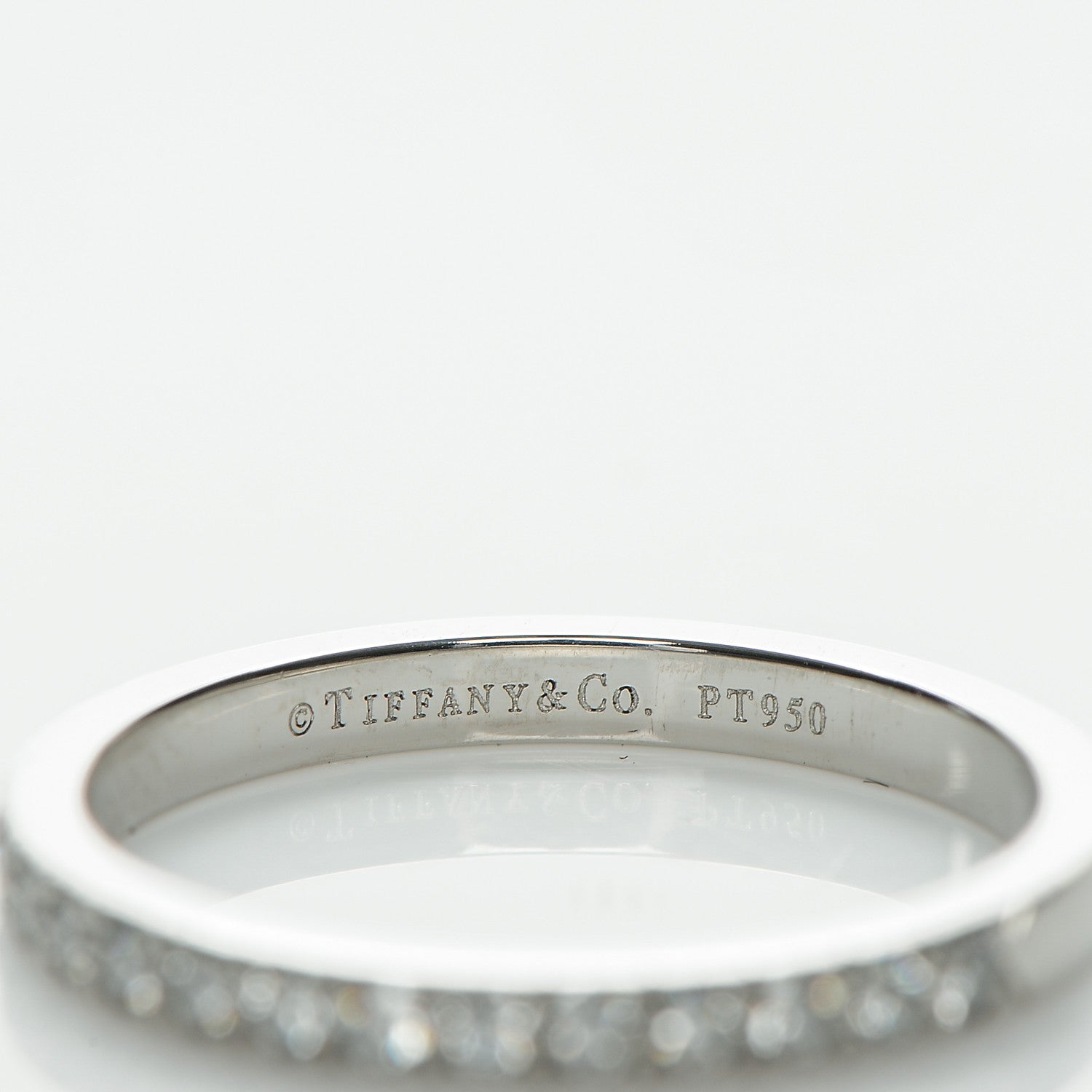 Tiffany Platinum Diamond .34 ct Novo Ring 6 4 of 4