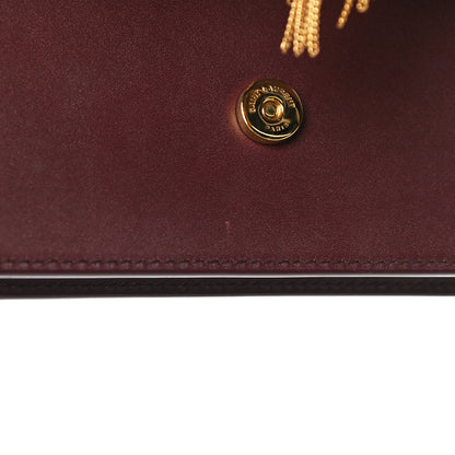 Saint Laurent Smooth Calfskin Classic Monogram Kate Tassel Chain Wallet Pallisandre 11 of 13