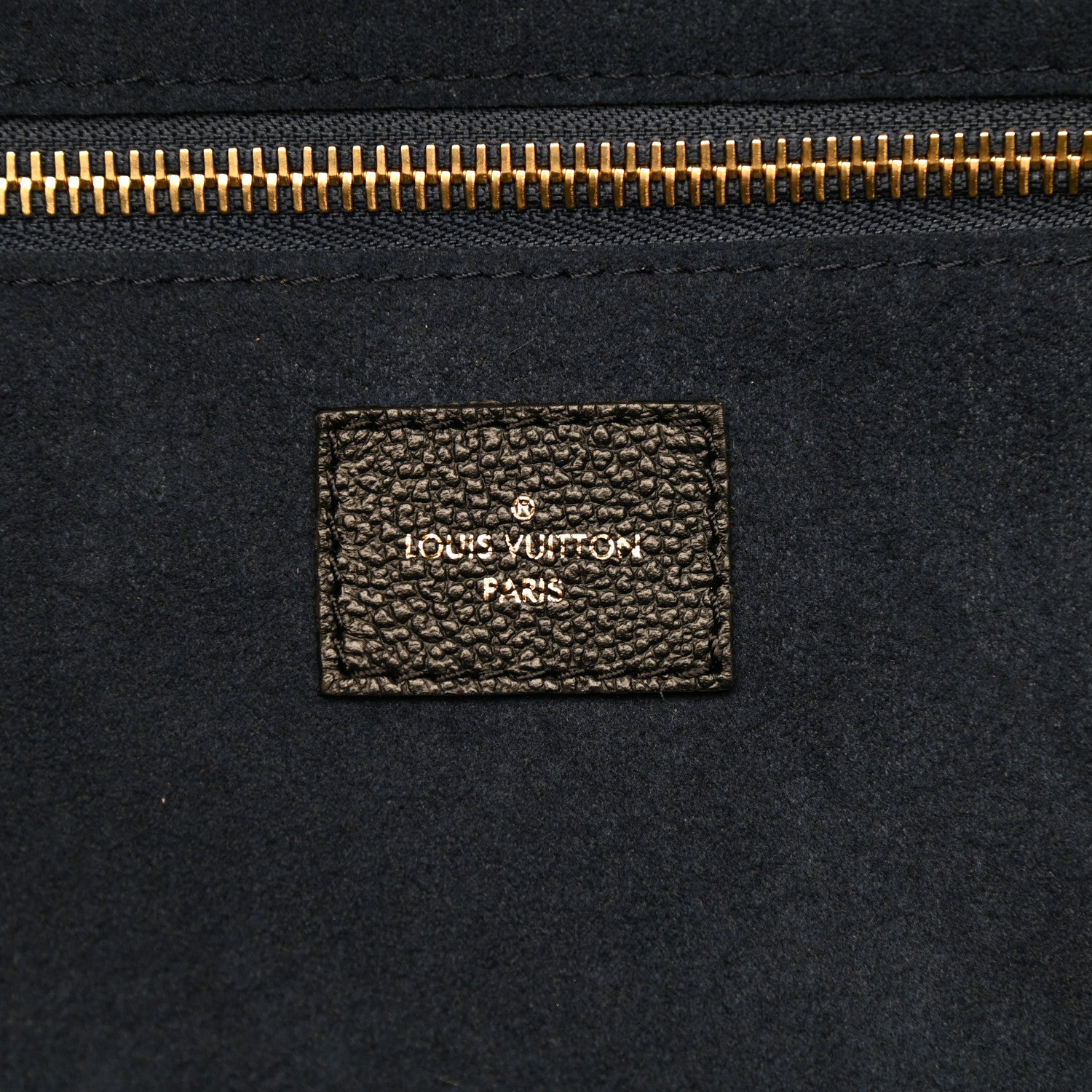 Louis Vuitton Empreinte Monogram Giant Neverfull MM Black 6 of 8