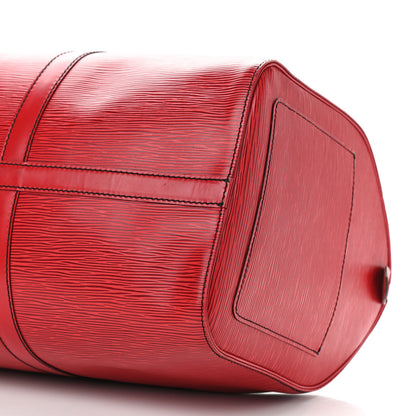 Louis Vuitton Epi Keepall 45 Castillan Red 9 of 12