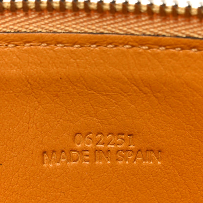 Loewe Soft Grained Calfskin Coin Card Holder Gold Guimauve 7 of 8