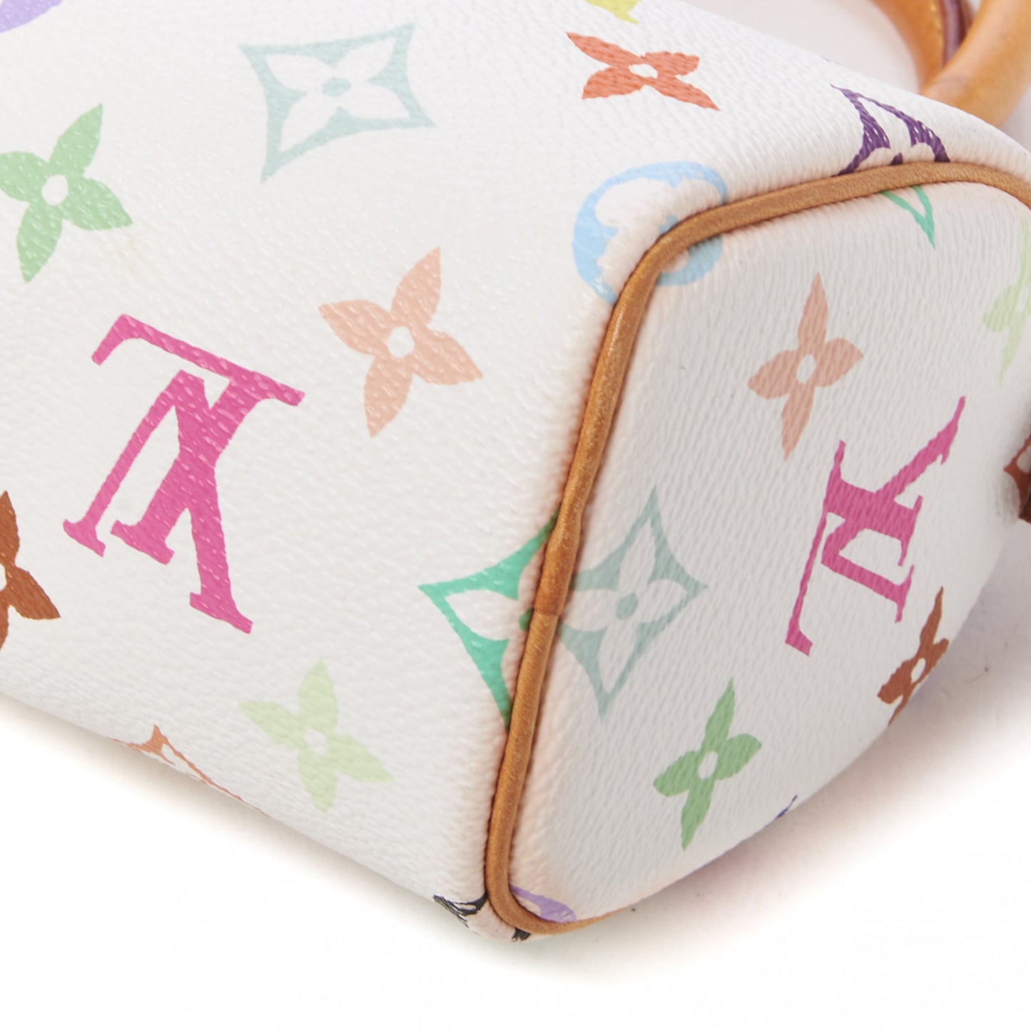 Monogram Multicolor Mini Sac HL Speedy White