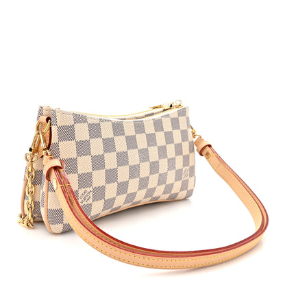 Louis Vuitton Damier Azur Liv Pochette 2 of 9