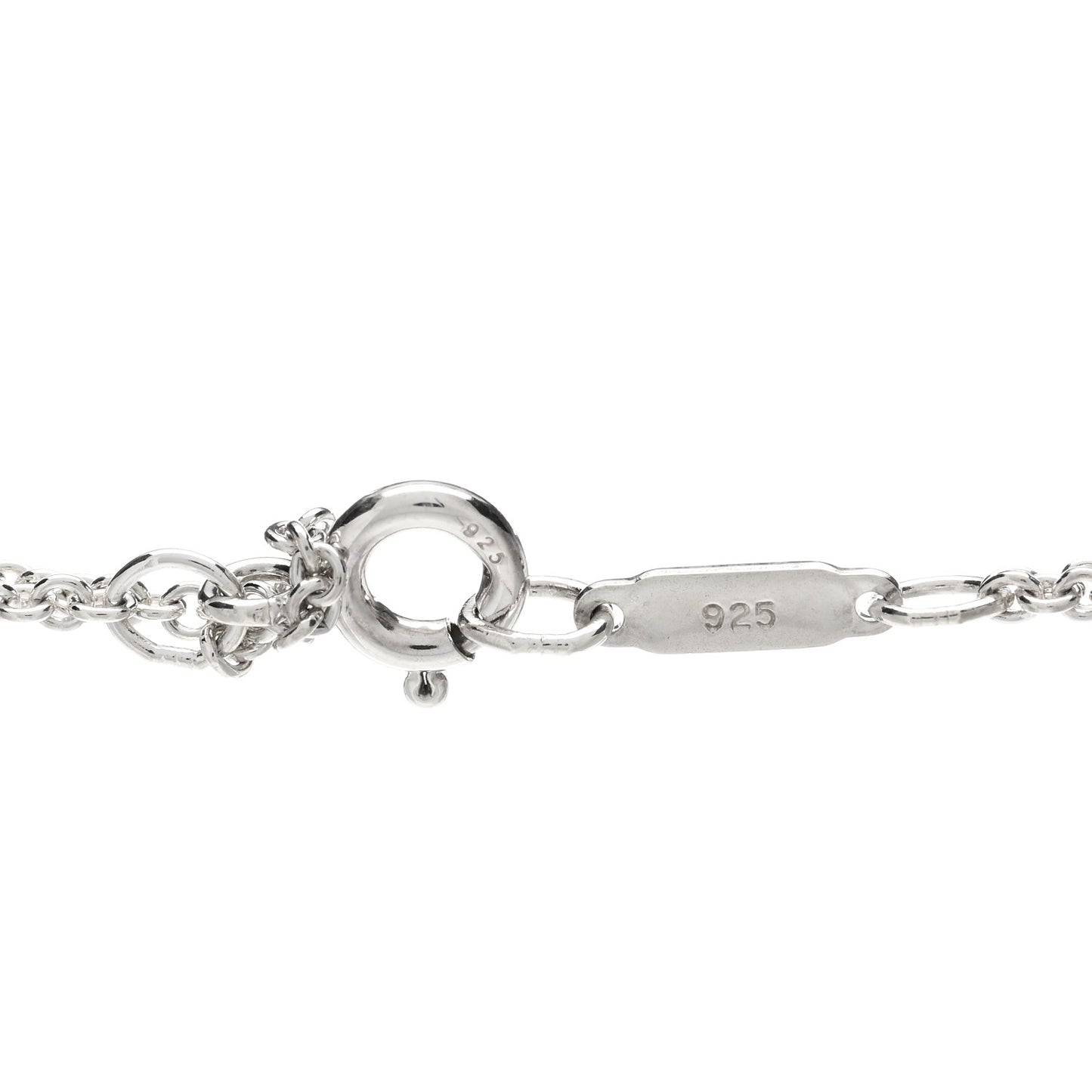 Sterling Silver Figure 8 Pendant Necklace