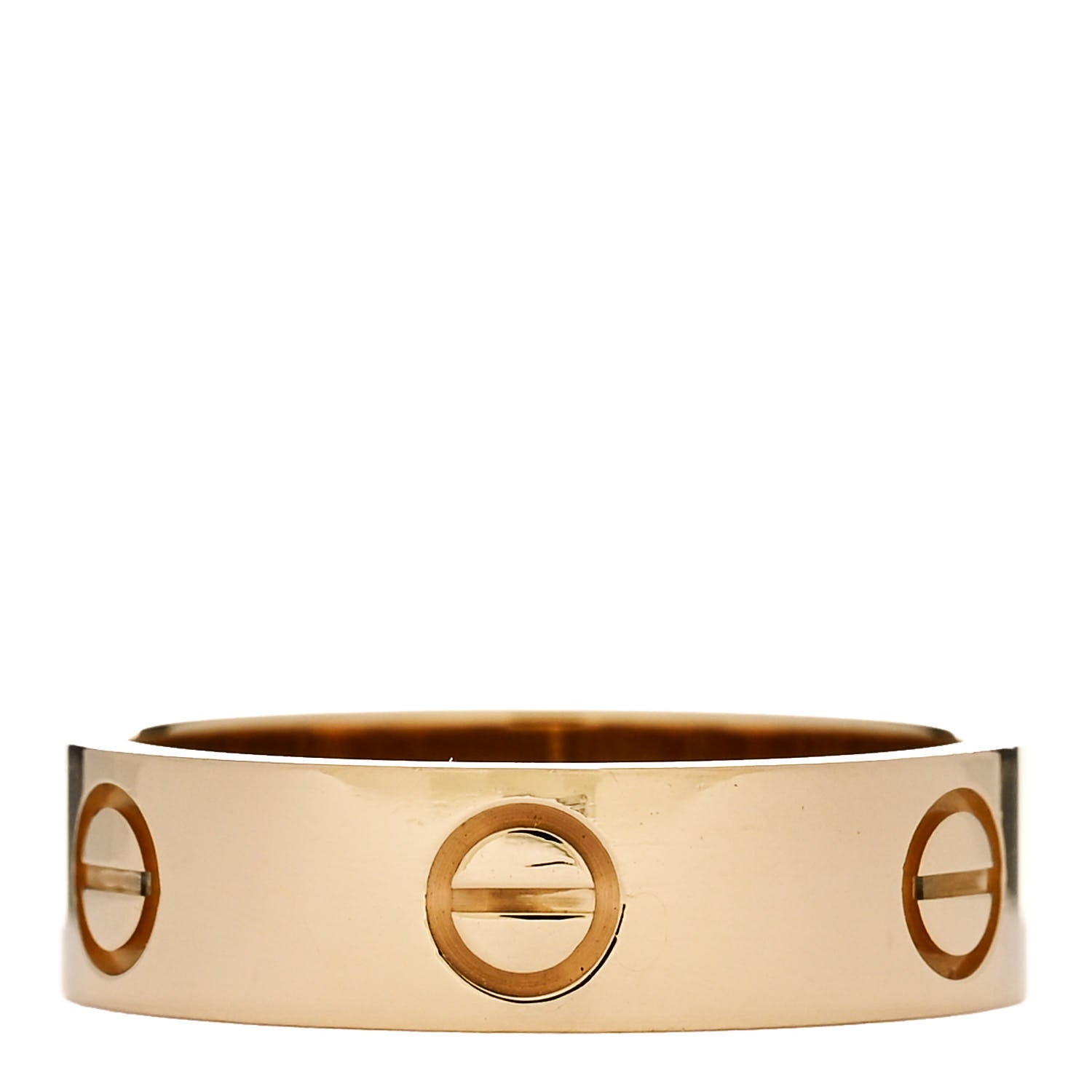 Cartier 18K Yellow Gold 5.5mm LOVE Ring 56 7.75 3 of 5