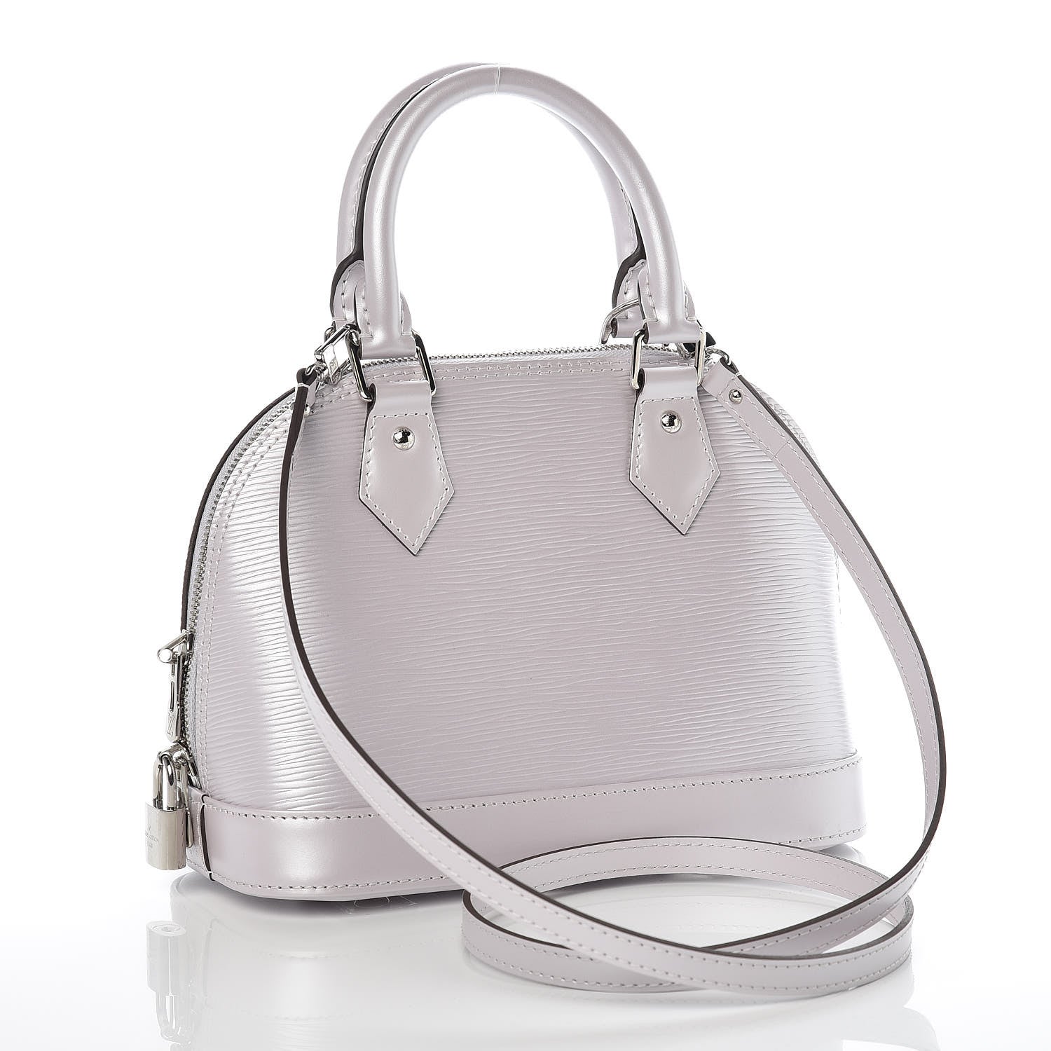 Louis Vuitton Epi Alma BB Lilac Nacre 3 of 10