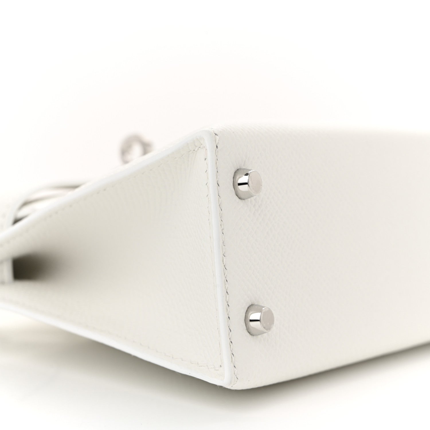 Hermes Epsom Mini Kelly Sellier 20 New White 13 of 19