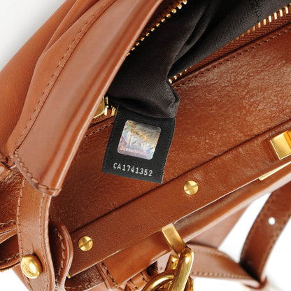 Fendi Vitello Saddle Medium Peekaboo Iconic Satchel Siena 8 of 8