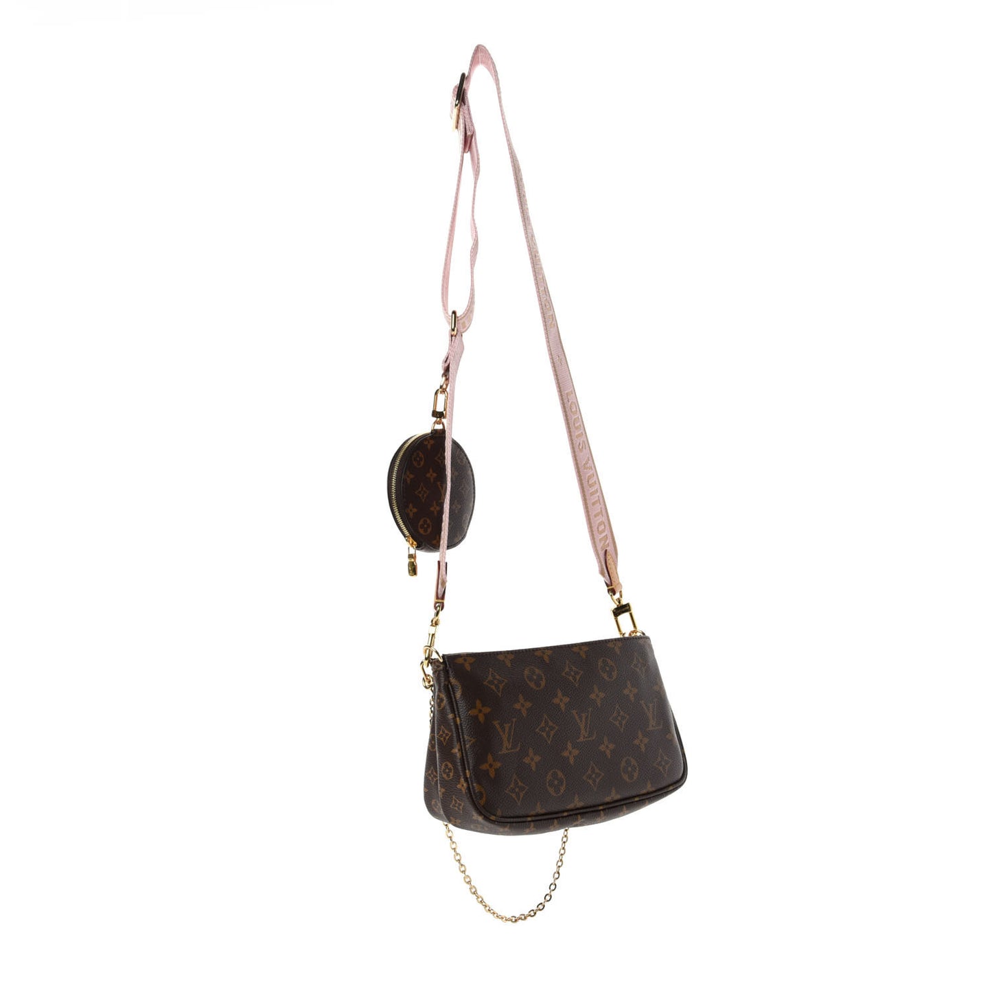 Monogram Multi Pochette Accessories Rose Clair