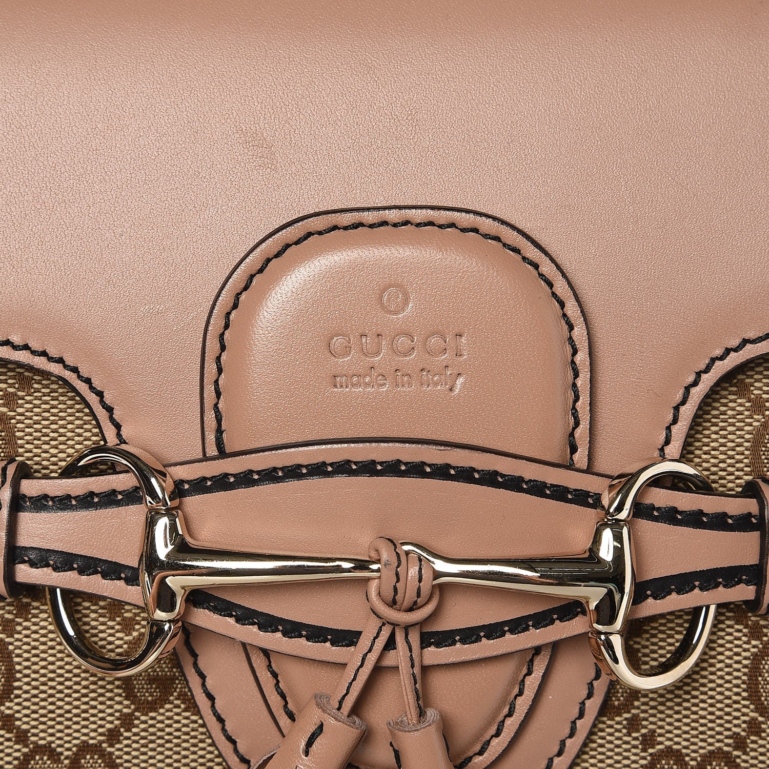 Gucci Monogram Large Emily Chain Shoulder Bag Light Pink 9 of 11