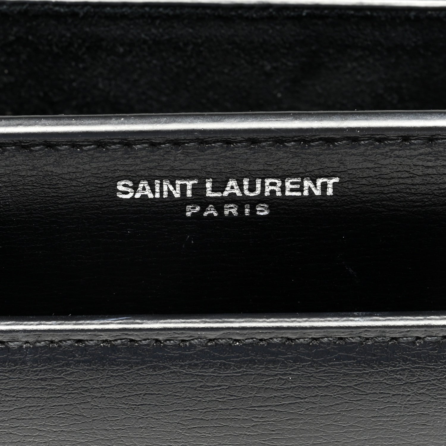 Saint Laurent Calfskin Medium Monogram Sunset Black 6 of 10