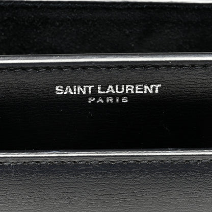 Saint Laurent Calfskin Medium Monogram Sunset Black 6 of 10