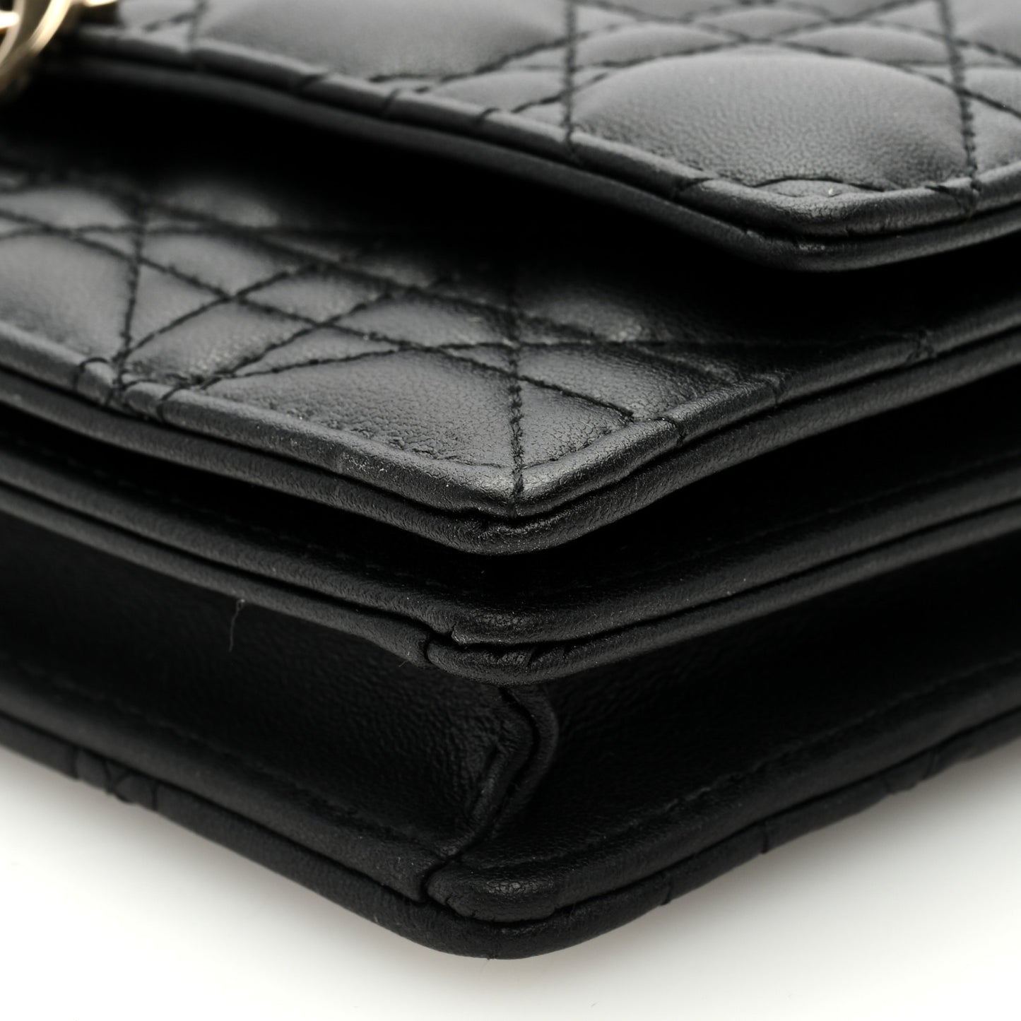 Lambskin Cannage Mini My Dior Bag Black