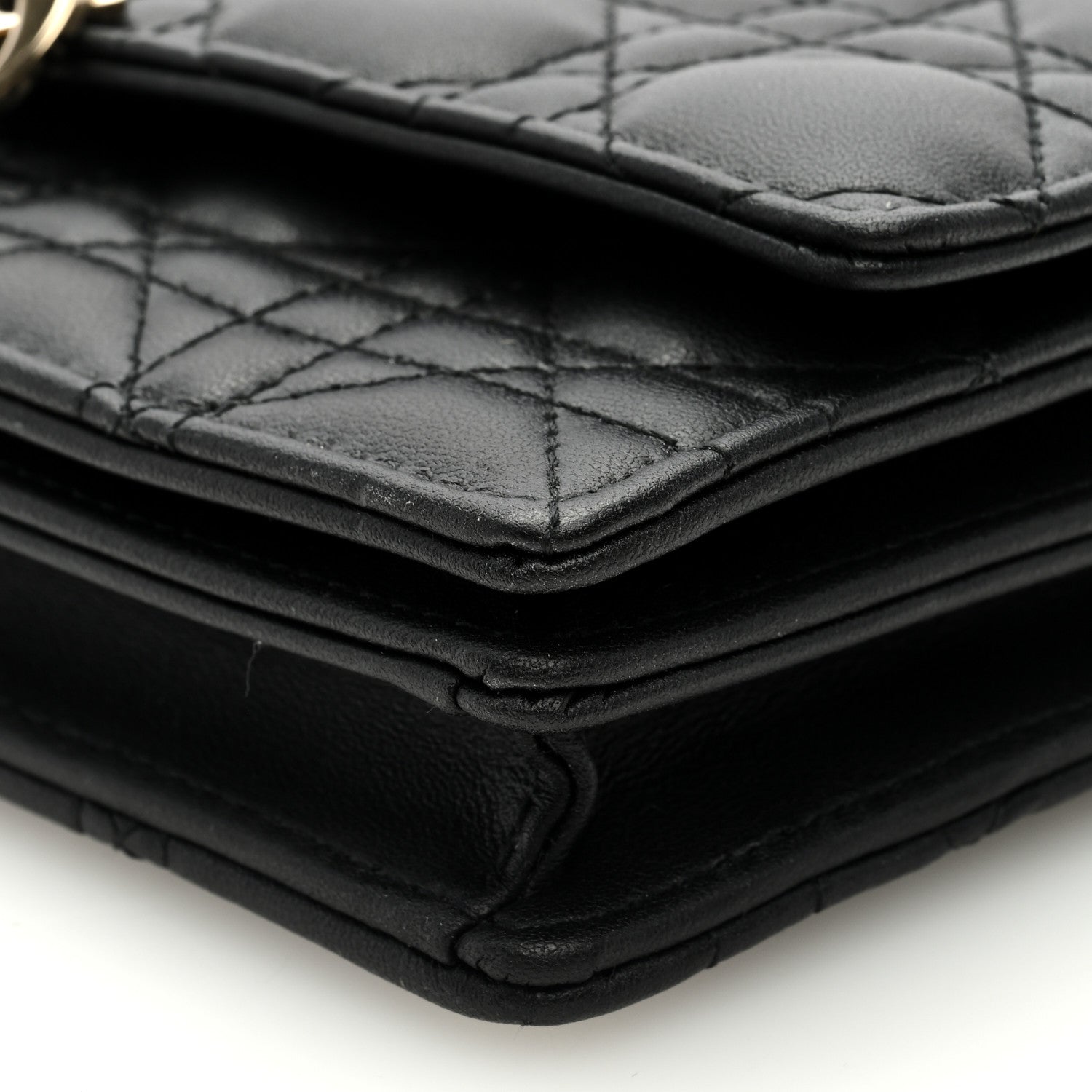 Christian Dior Lambskin Cannage Mini My Dior Bag Black 8 of 8